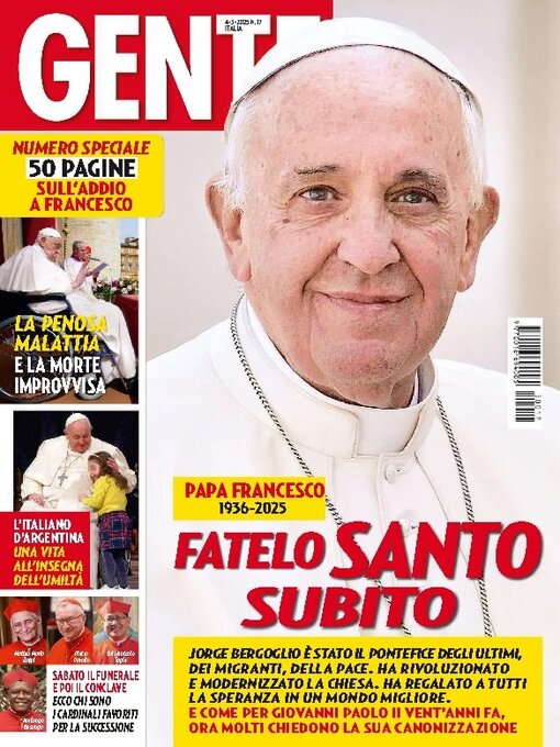 Title details for Gente by Hearst Magazines Italia spa - Available